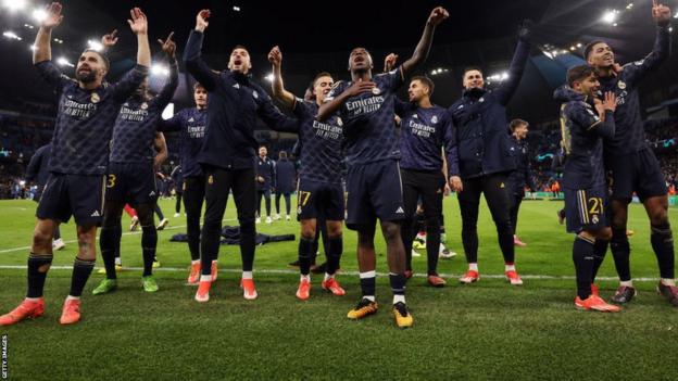 Real Madrid celebrate