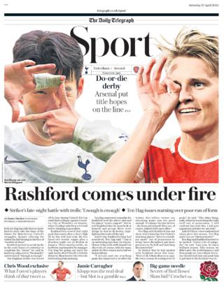 Daily Telegraph back page