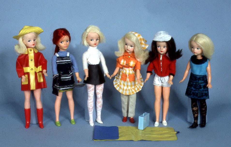 A selection of old-style Sindy dolls that could be worth quite a bit of money