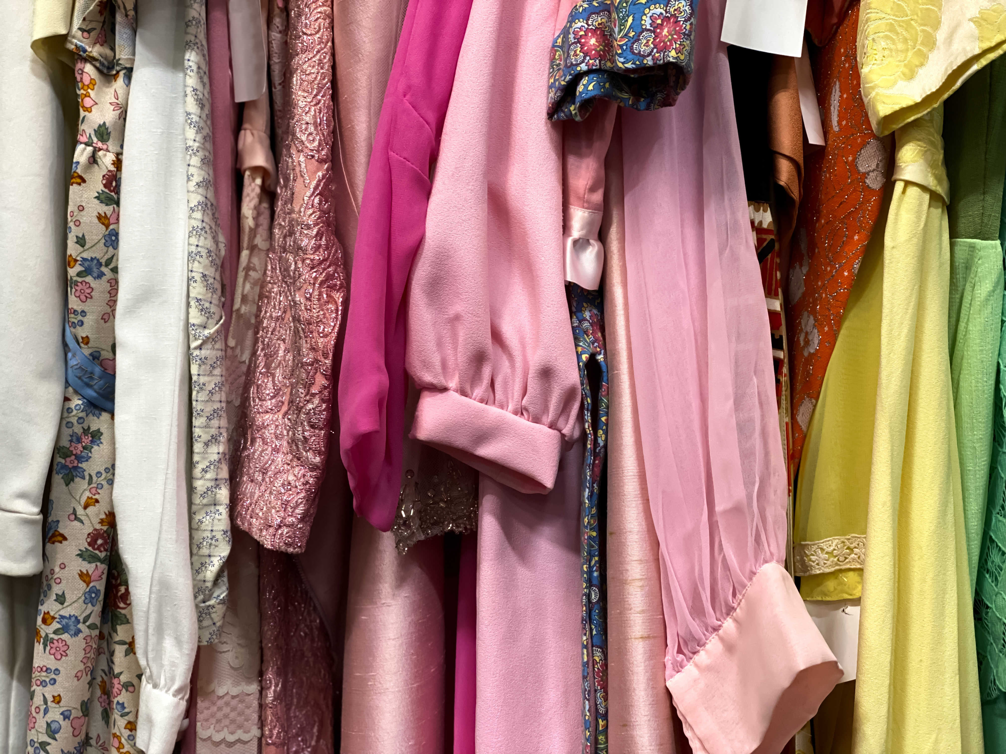 Vintage clothing is another popular department for buyers