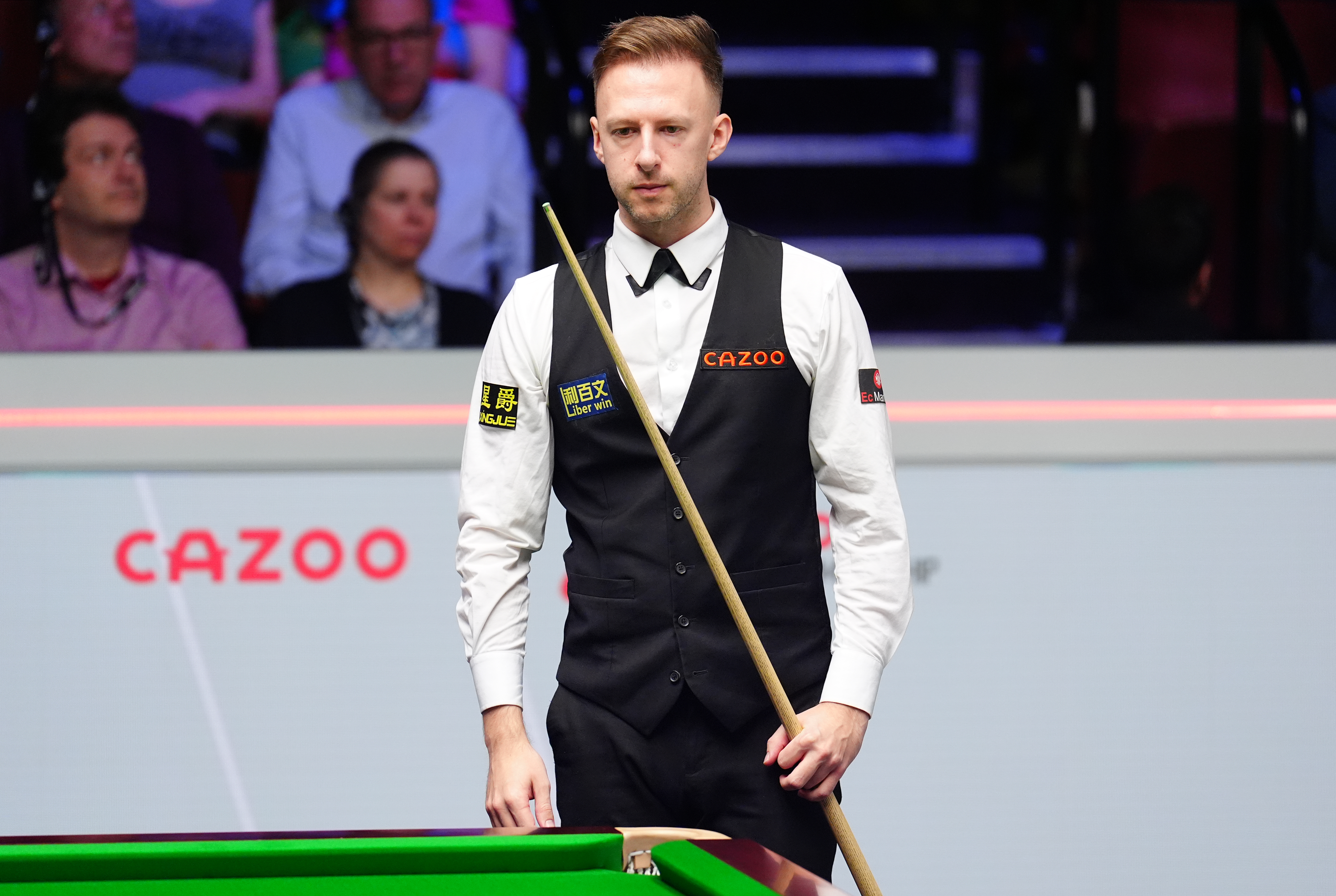 Judd Trump was dumped out of the tournament by the rookie