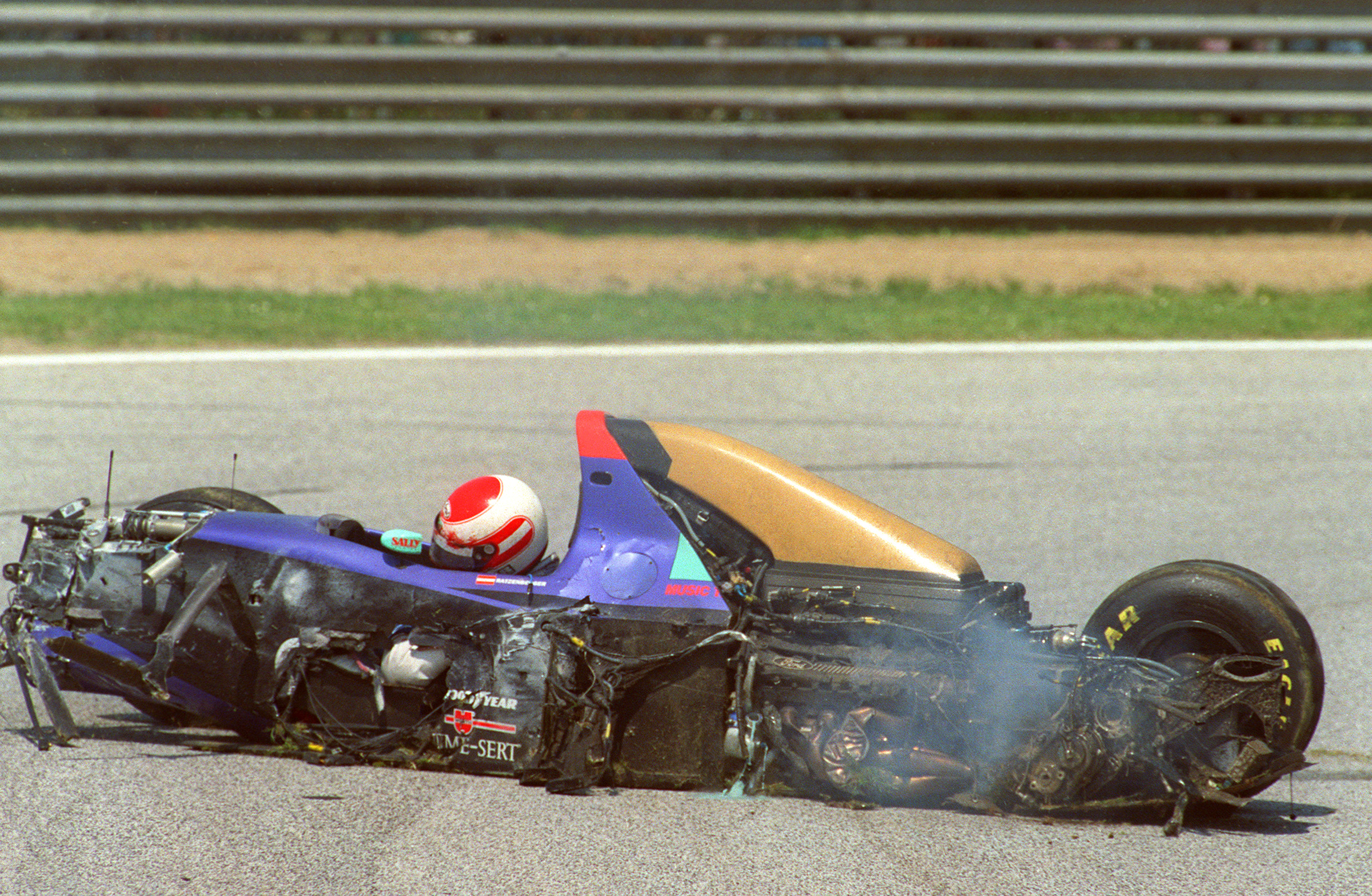 Roland Ratzenberger died on the same track the day before Senna