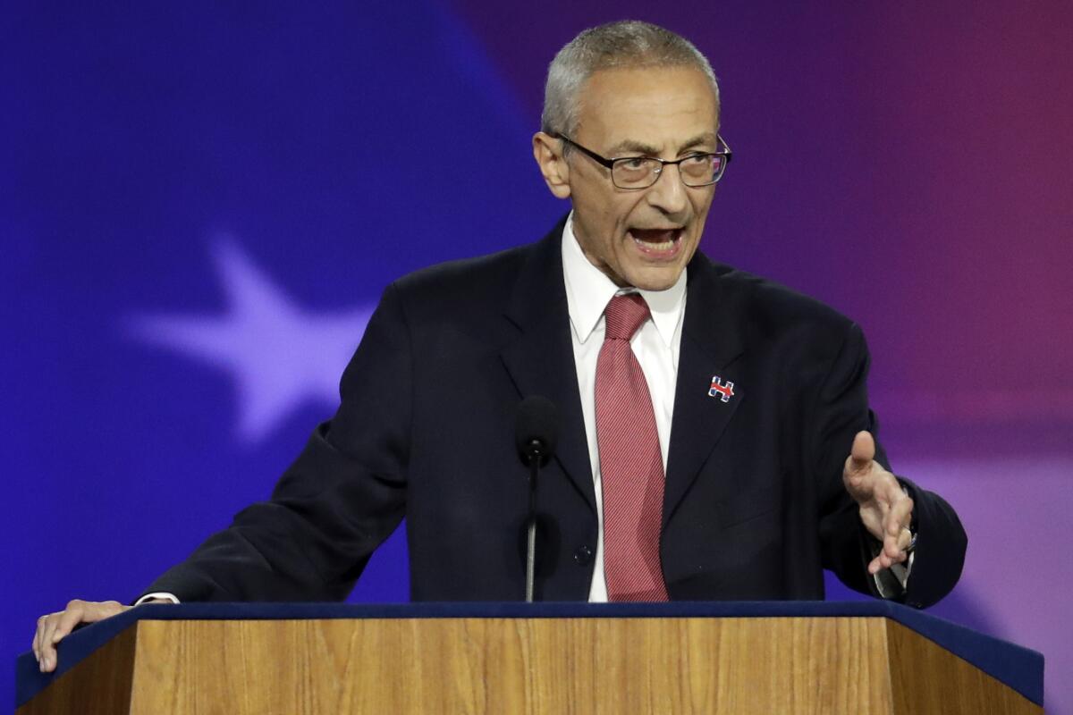 President Biden's clean energy advisor, John Podesta.