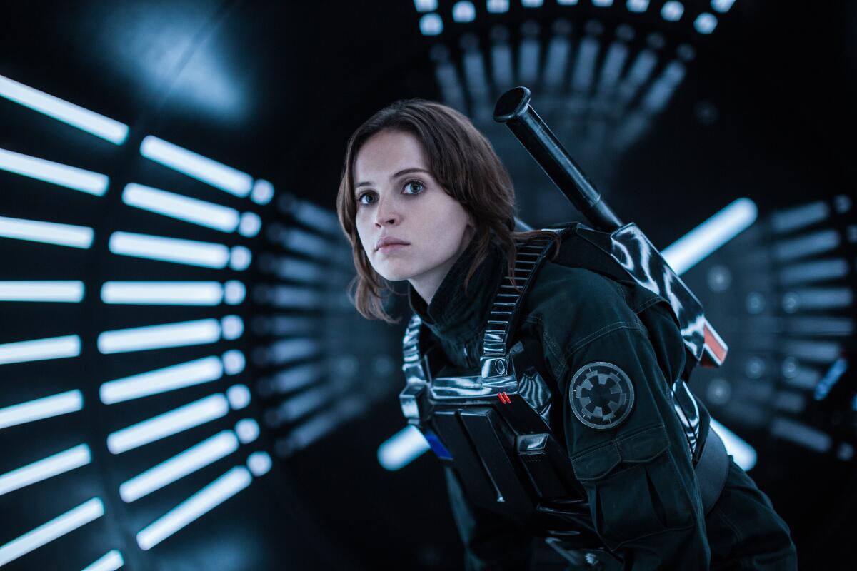 Felicity Jones as Jyn Erso in "Rogue One"