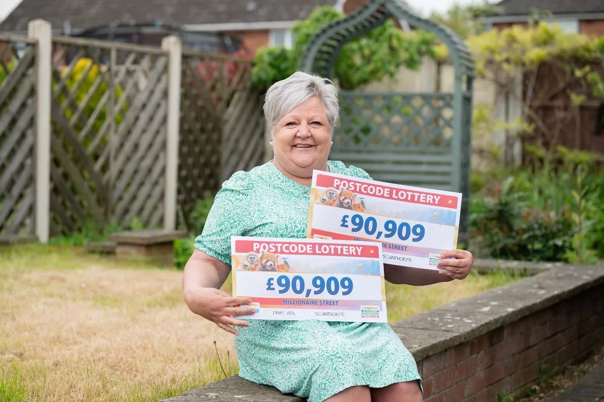 Ann Sheardown also shared the winning glory and won a whopping £182,000