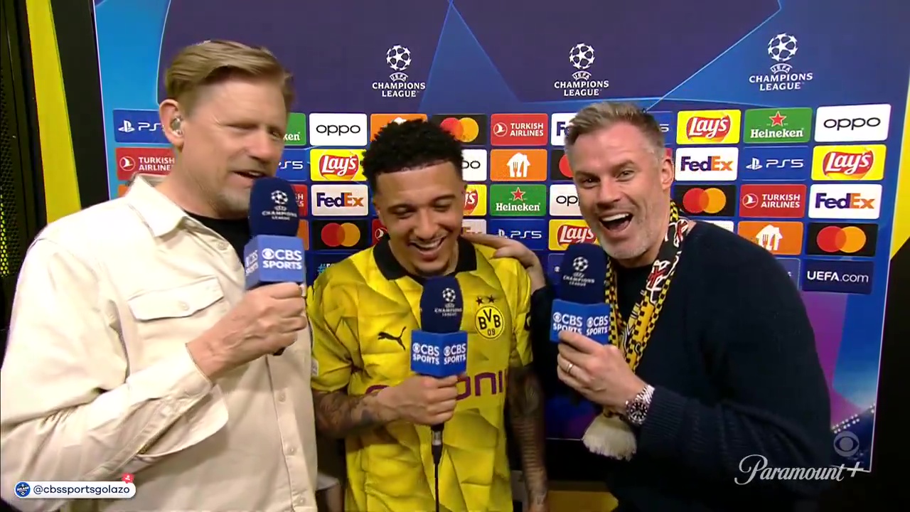 The Liverpool legend interviewed Jadon Sancho after eight pints last week