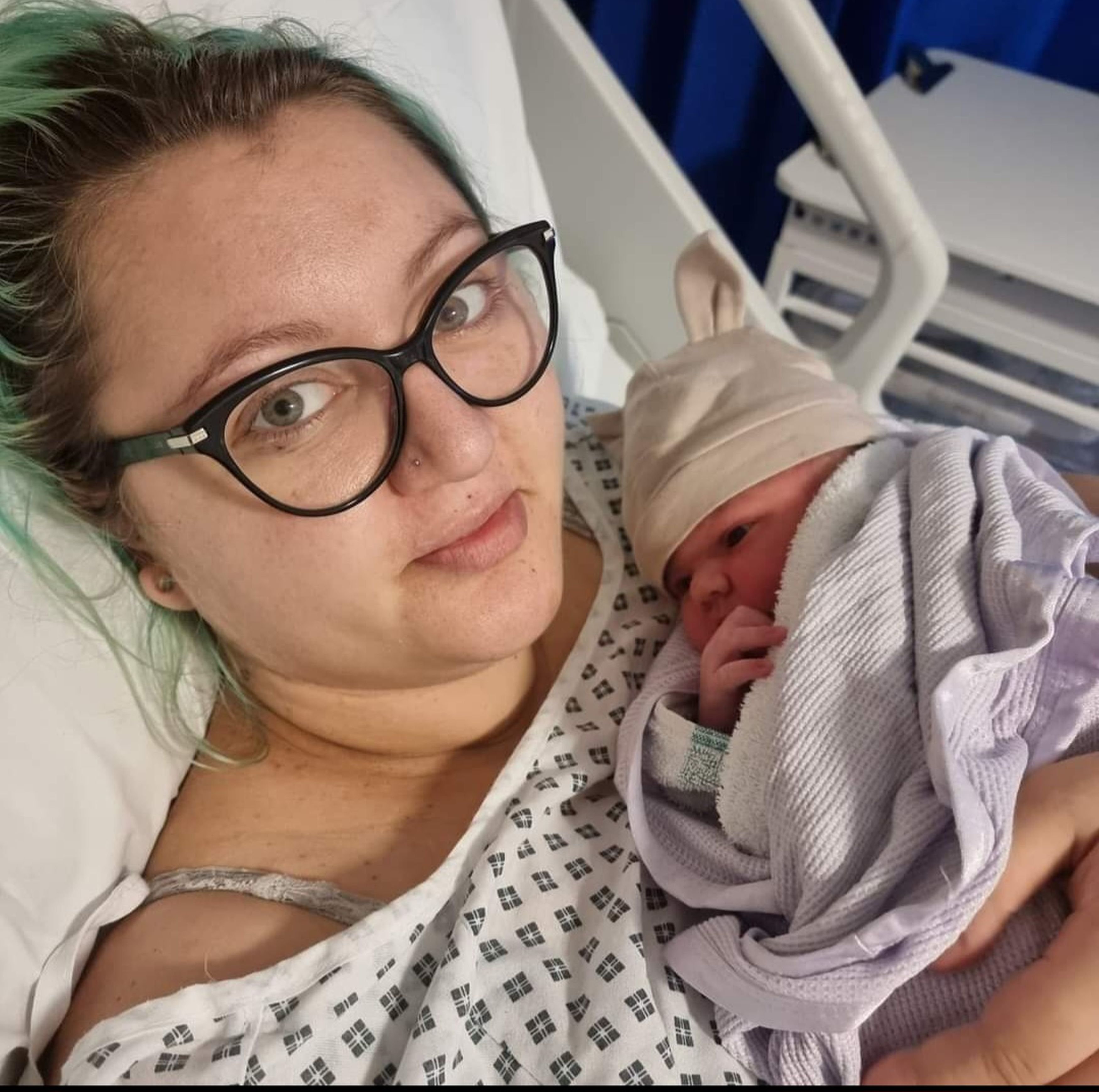 Her daughter, Edie, was welcomed into the world following a difficult birth in November 2022