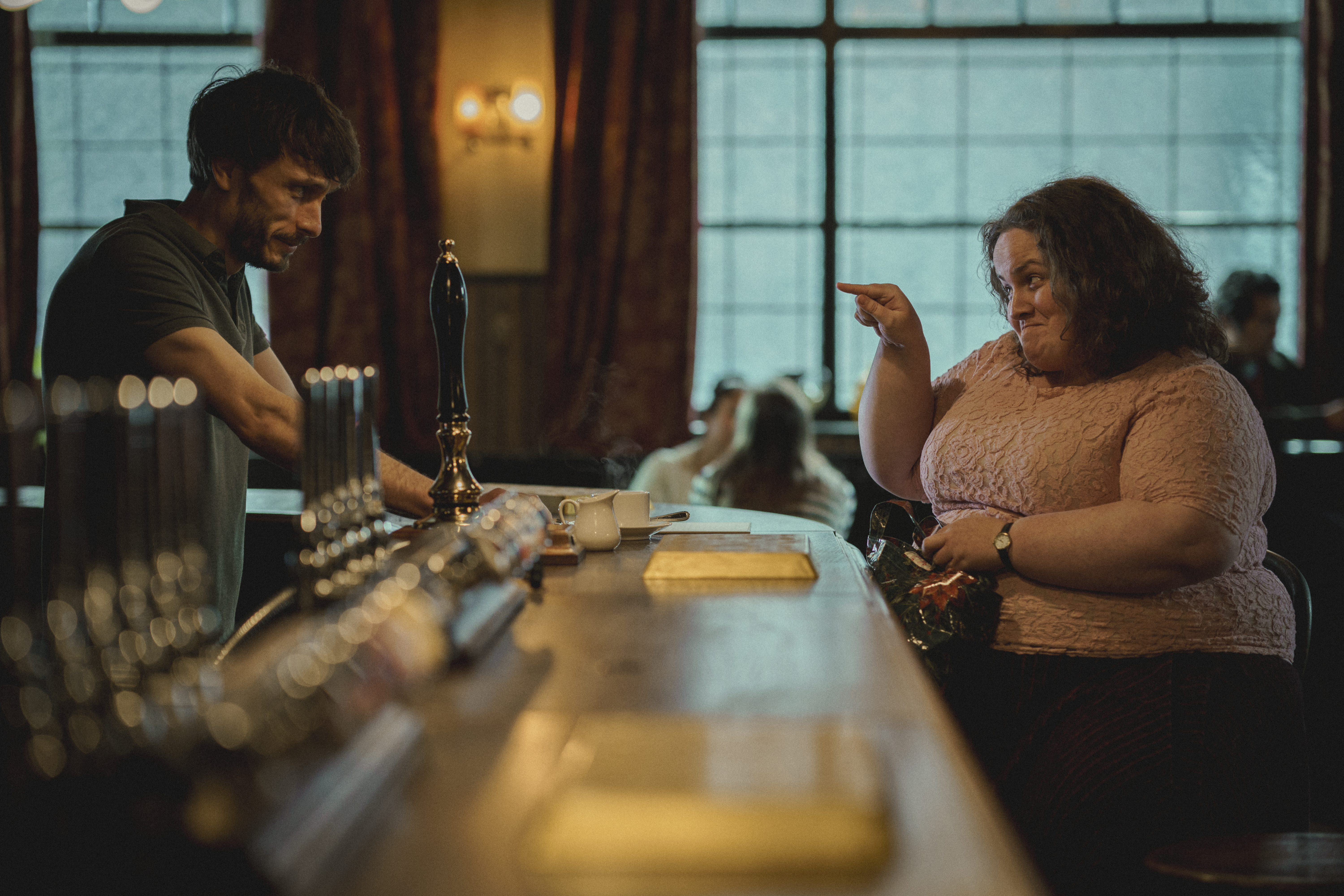 Richard Gadd as Donny and Jessica Gunning as Martha in the Netflix show