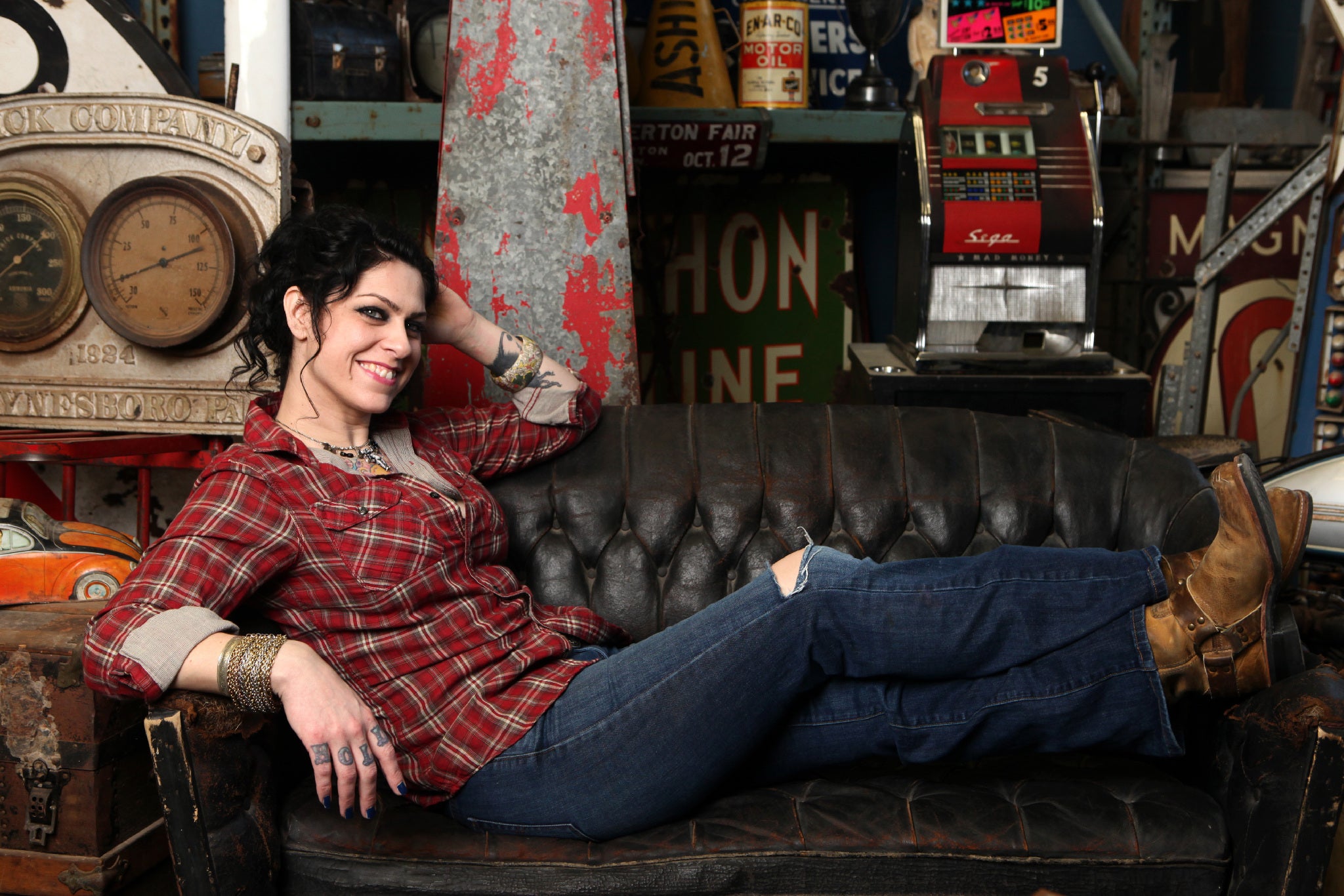 Danielle Colby is the shop manager of Mike Wolfe's stores in Iowa and Tennessee