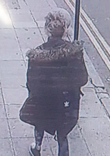 CCTV shows the 24-year-old in Folkestone town centre