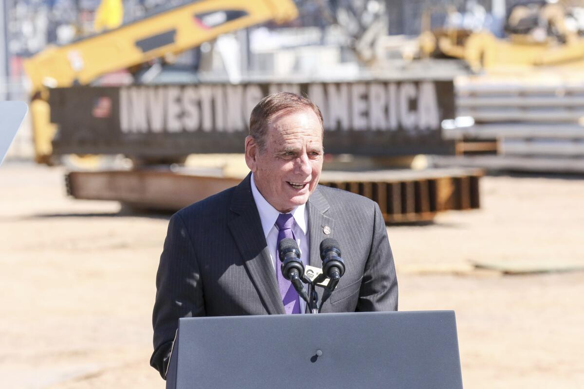 Chandler Mayor Kevin Hartke  at Intel's Ocotillo Campus in Chandler, Arizona on March 20, 2024.