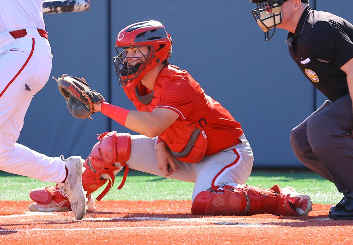 Corona catcher Josh Springer has endured plenty of bumps and bruises as a four-year starter behind the plate.