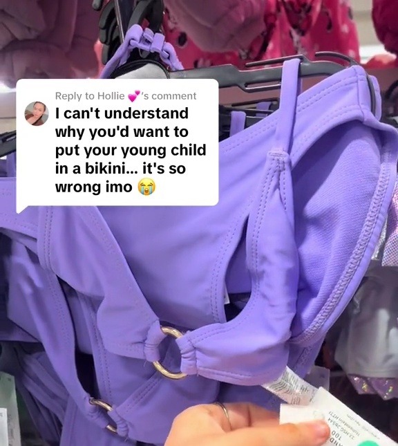 Other parents insisted they would never dress their daughters in bikinis