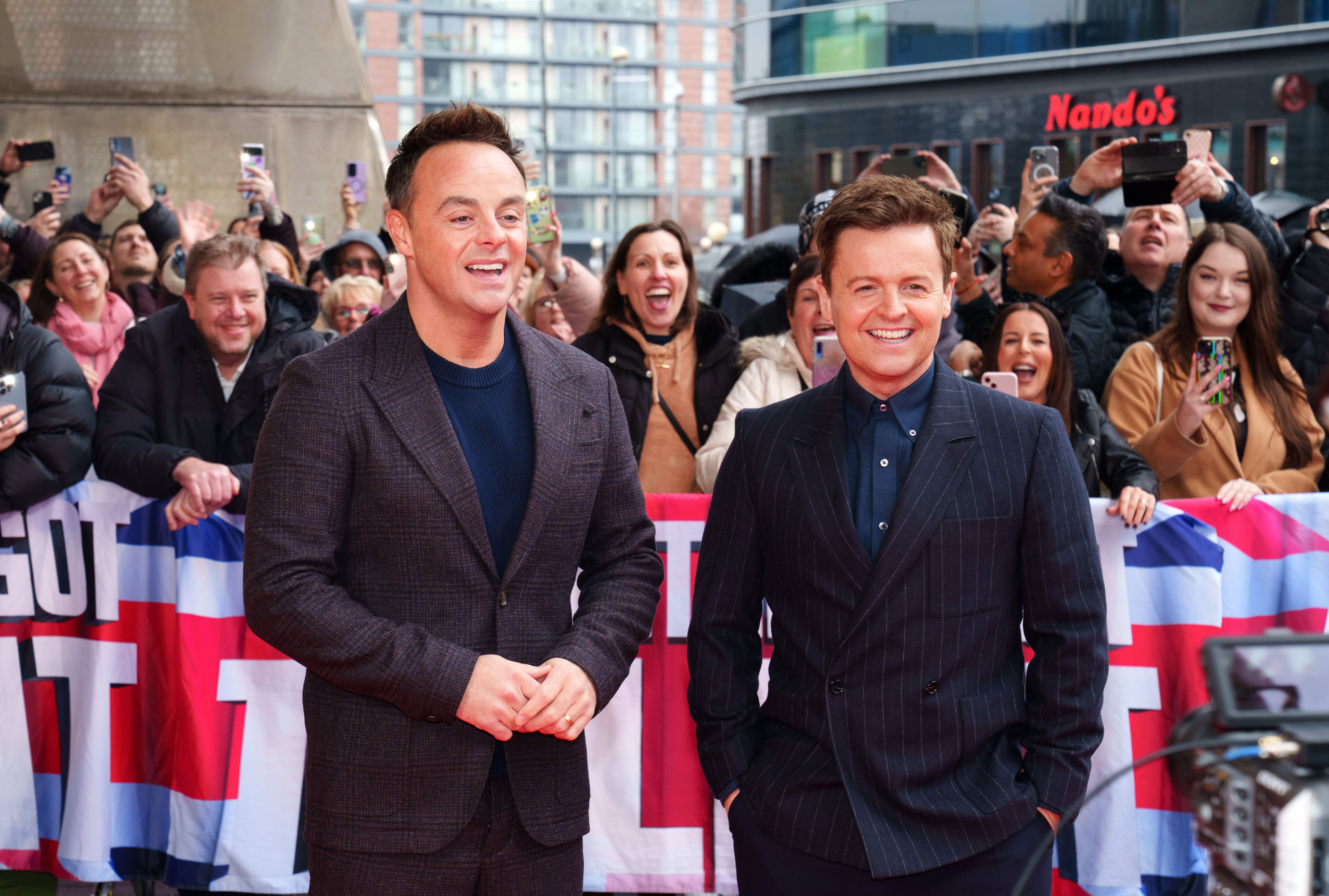 Ant and Dec pictured on Britain's Got Talent