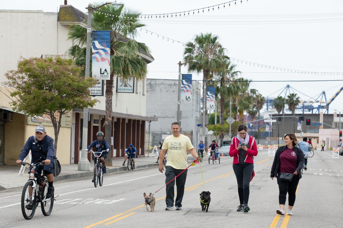 A CicLAvia event in Wilmington.