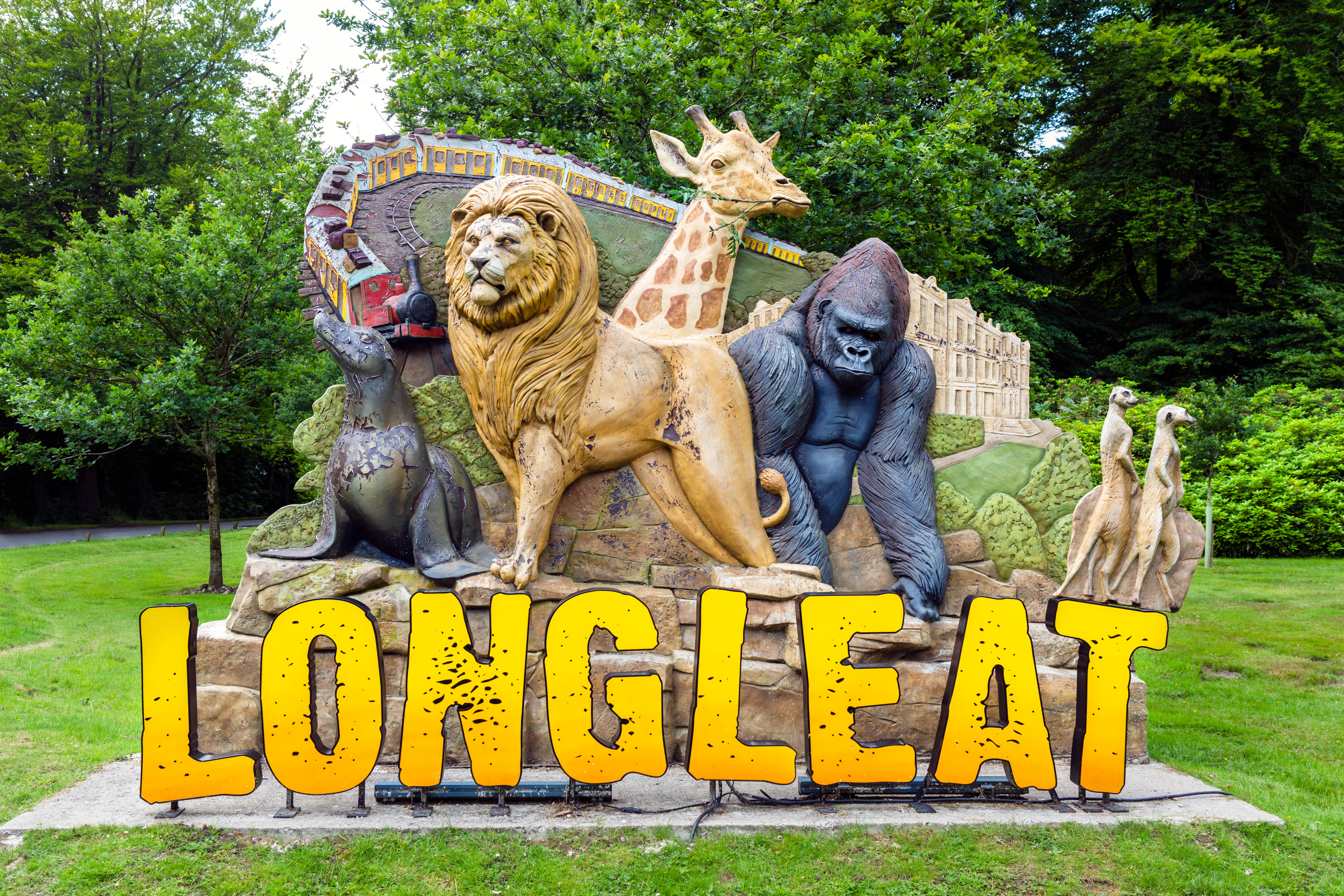 Longleat Safari and Adventure Park is located near Warminster in Wiltshire