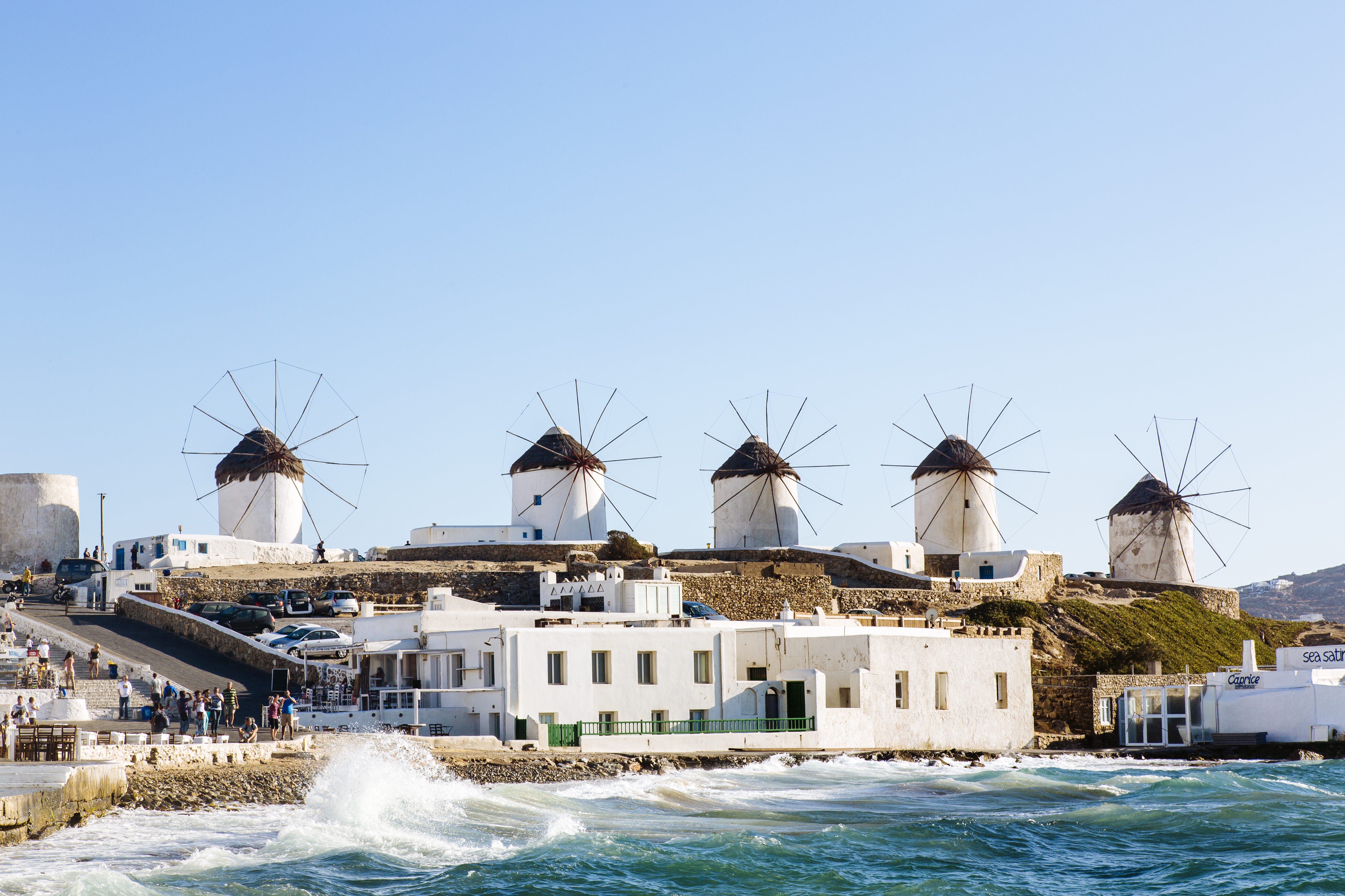 You could also check out super-swanky holiday destination Mykonos for the day