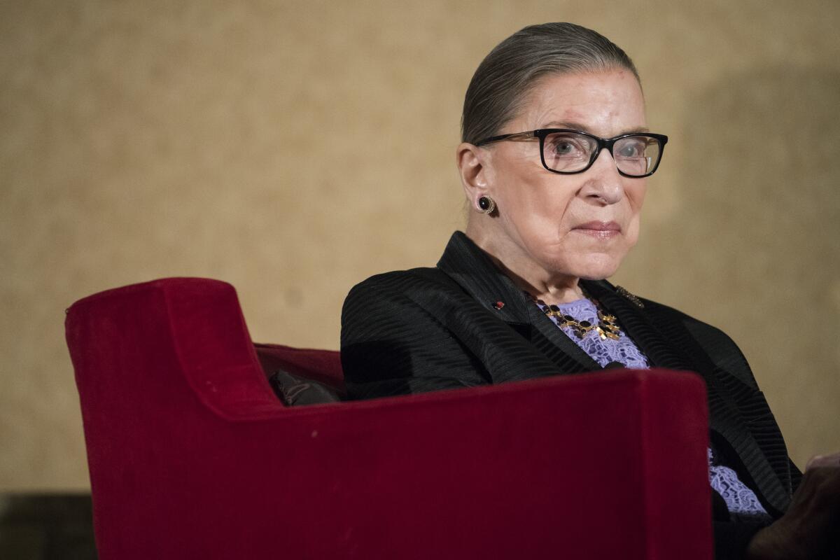 Supreme Court Justice Ruth Bader Ginsburg