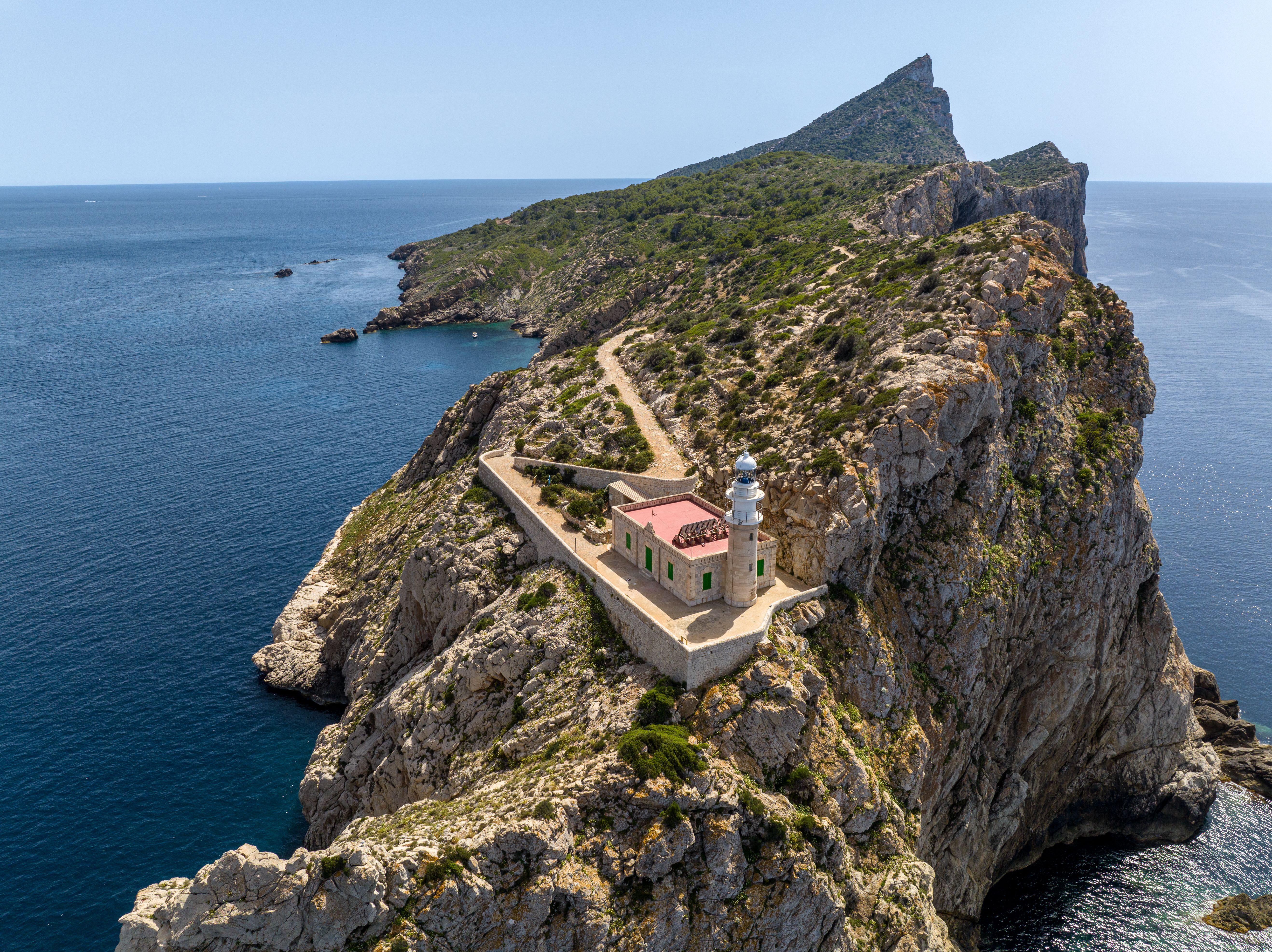 Sa Dragonera island is said to look like the back of a dragon