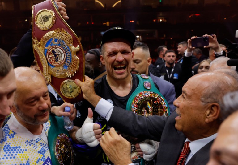 Tyson Fury vs Oleksandr Usyk [Andrew Couldridge/Action Images via Reuters]