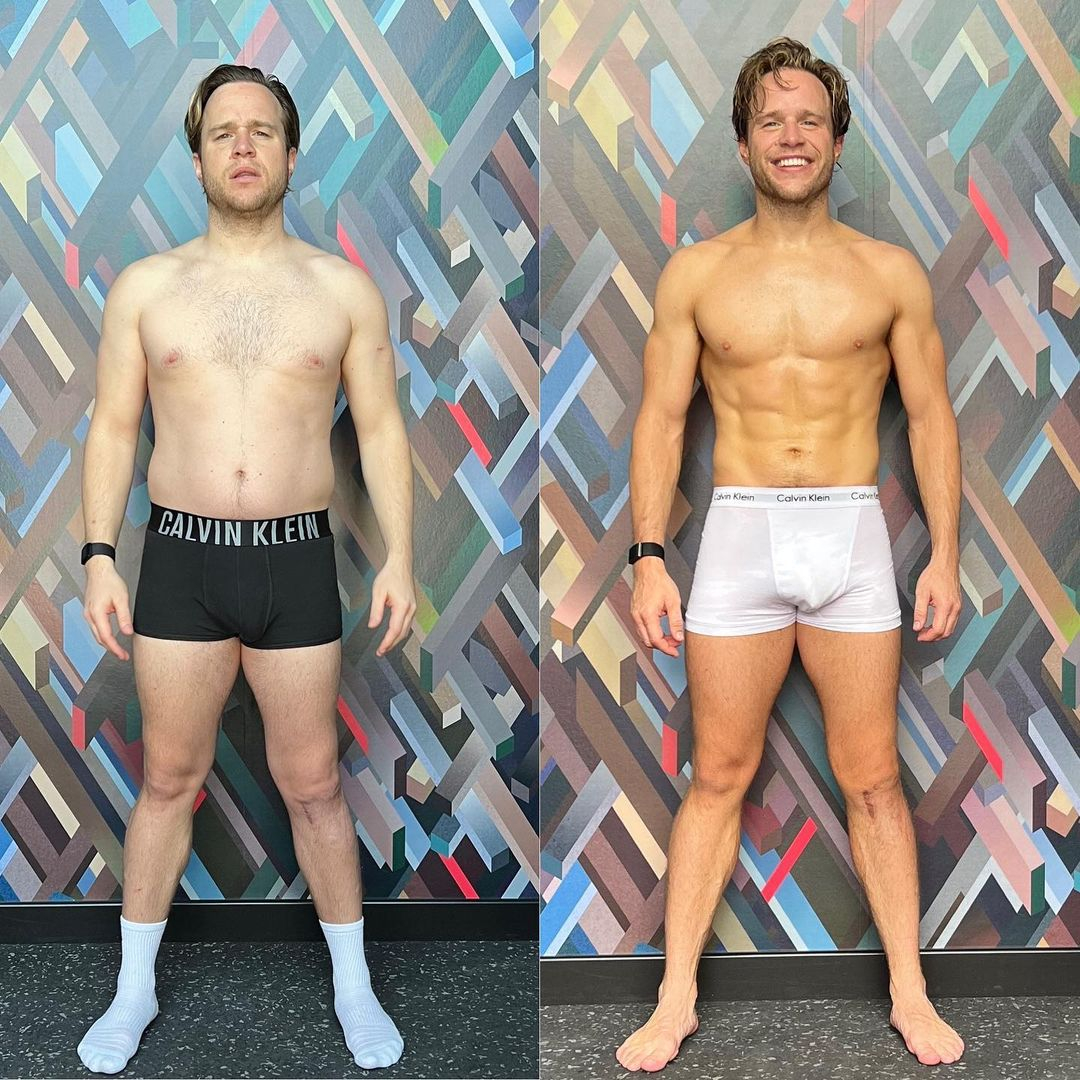 Olly has been focused on transforming his physique in recent months