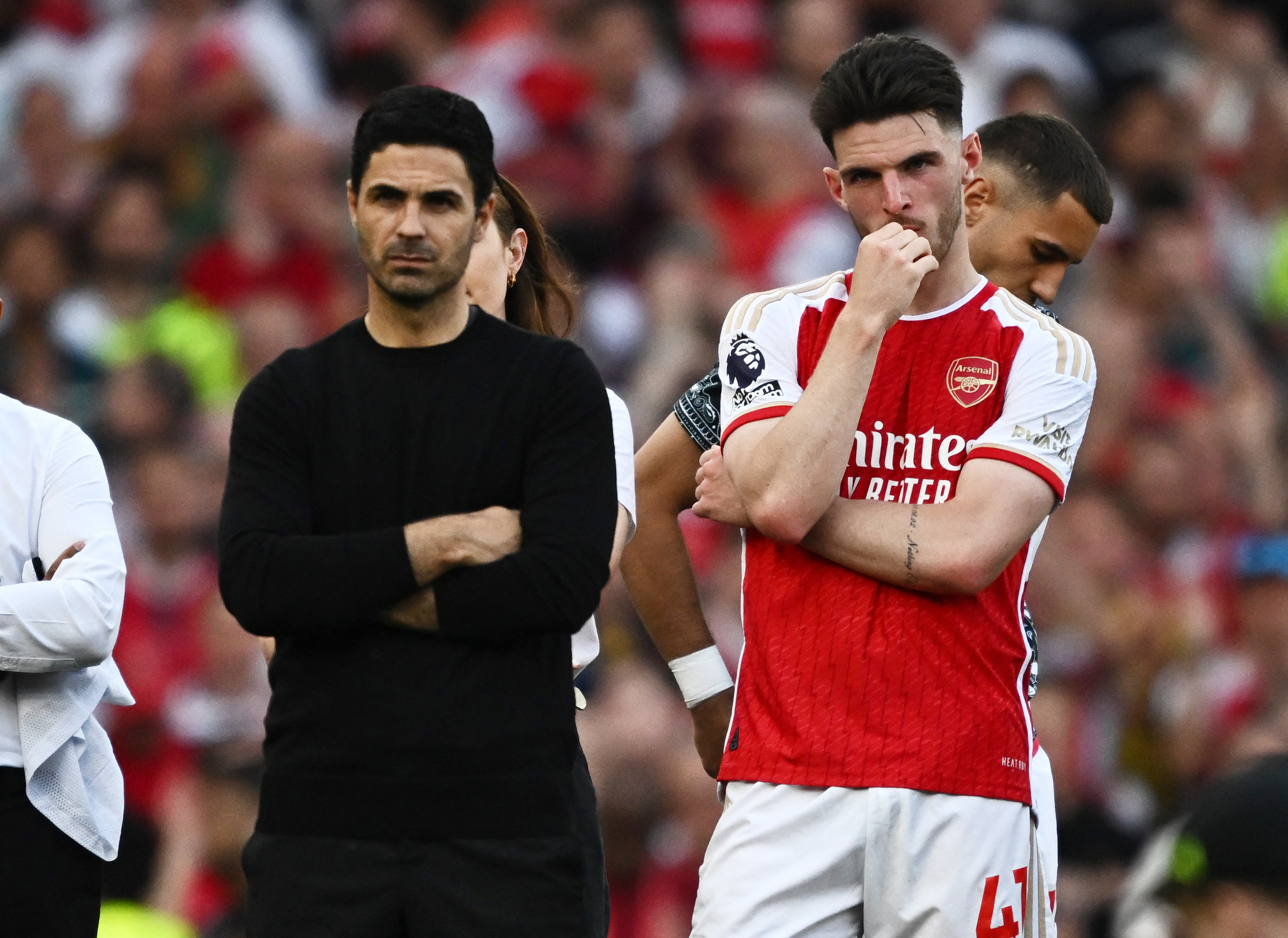 Arsenal fell at the final hurdle with their push for a Premier League title