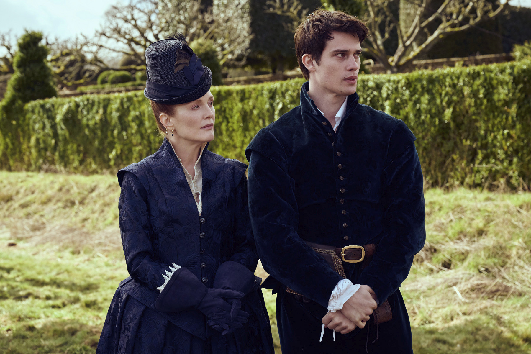 Julianne Moore plays George's mother, Mary the Countess of Buckingham