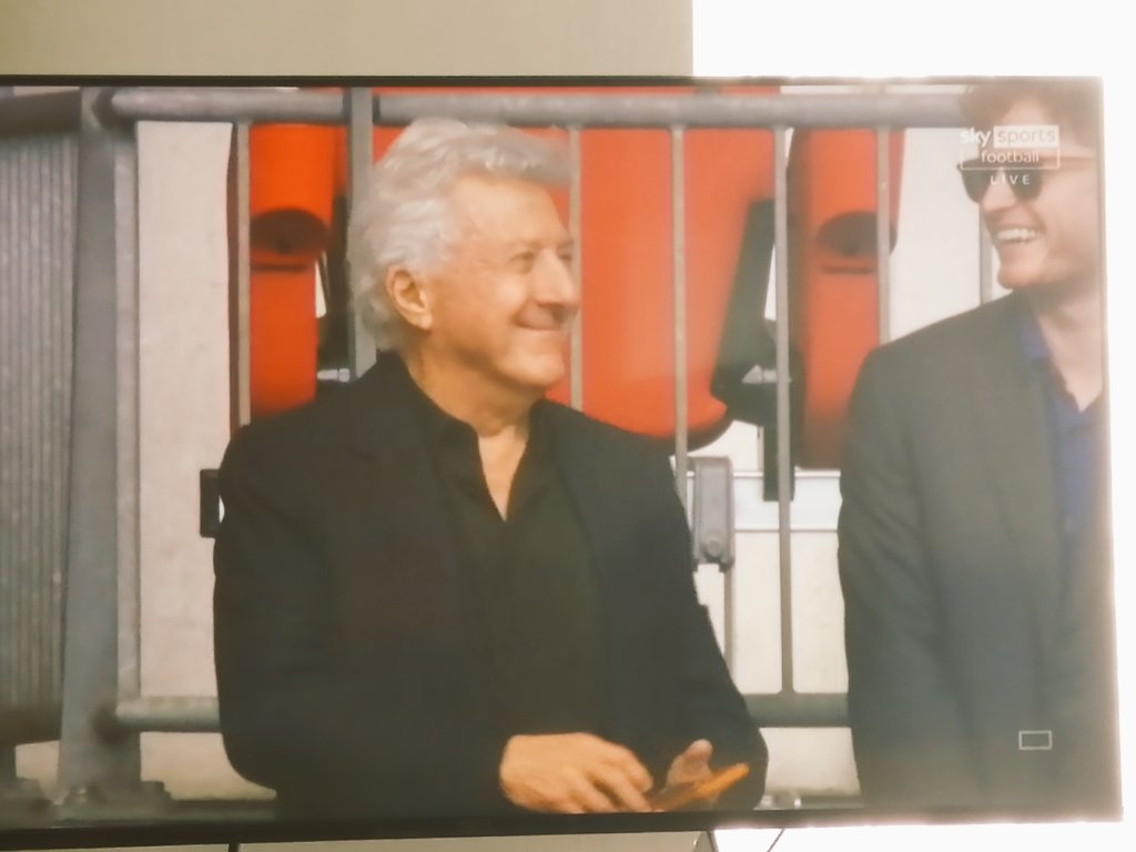 Oscar-winner Dustin Hoffman was among those watching Southampton win the Championship play-off