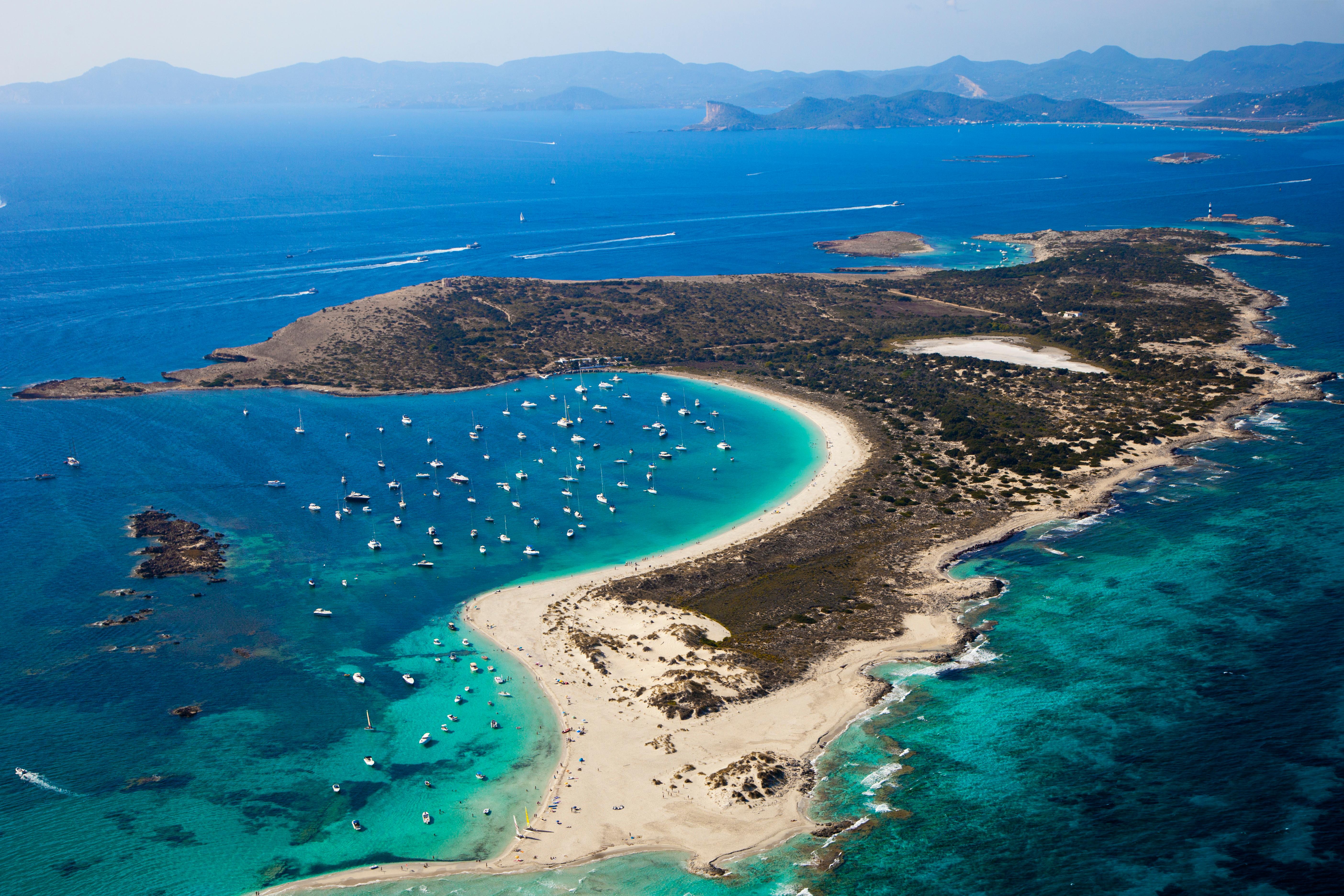 Formentera is trying to deal with an influx of tourists by limiting the amount of cars