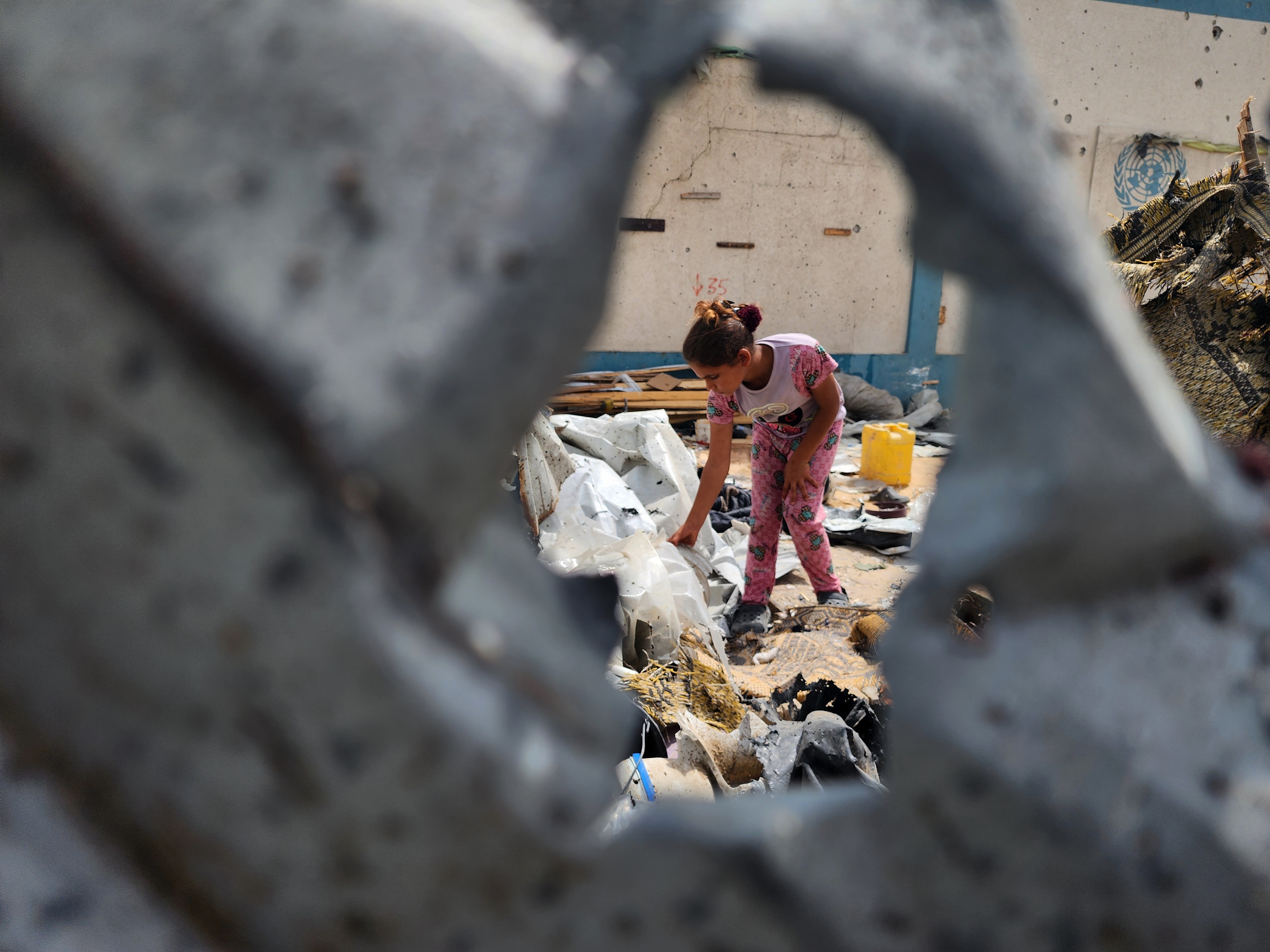 Israeli tanks seized parts of central Rafah today