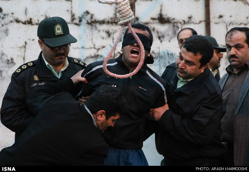 In Royan, northern Iran, a man named Balal is taken to public gallows to be hanged to death for the killing of an 18-year-old man