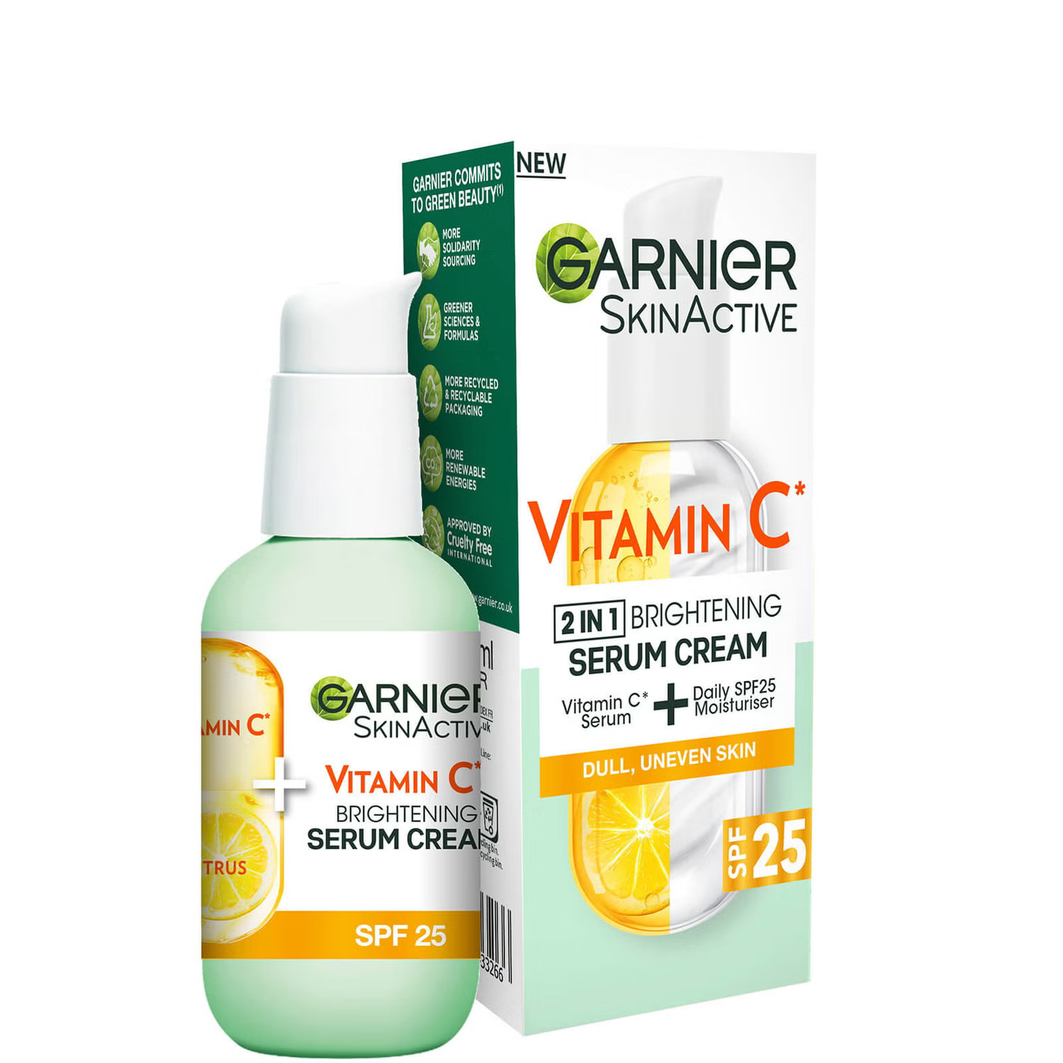 Garnier Skin Active Vitamin C 2in1 Brightening Serum Cream