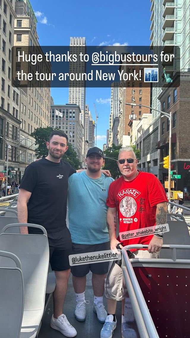 Humphries had already explored the Big Apple with Luke Littler and Peter Wright on an open-top bus tour