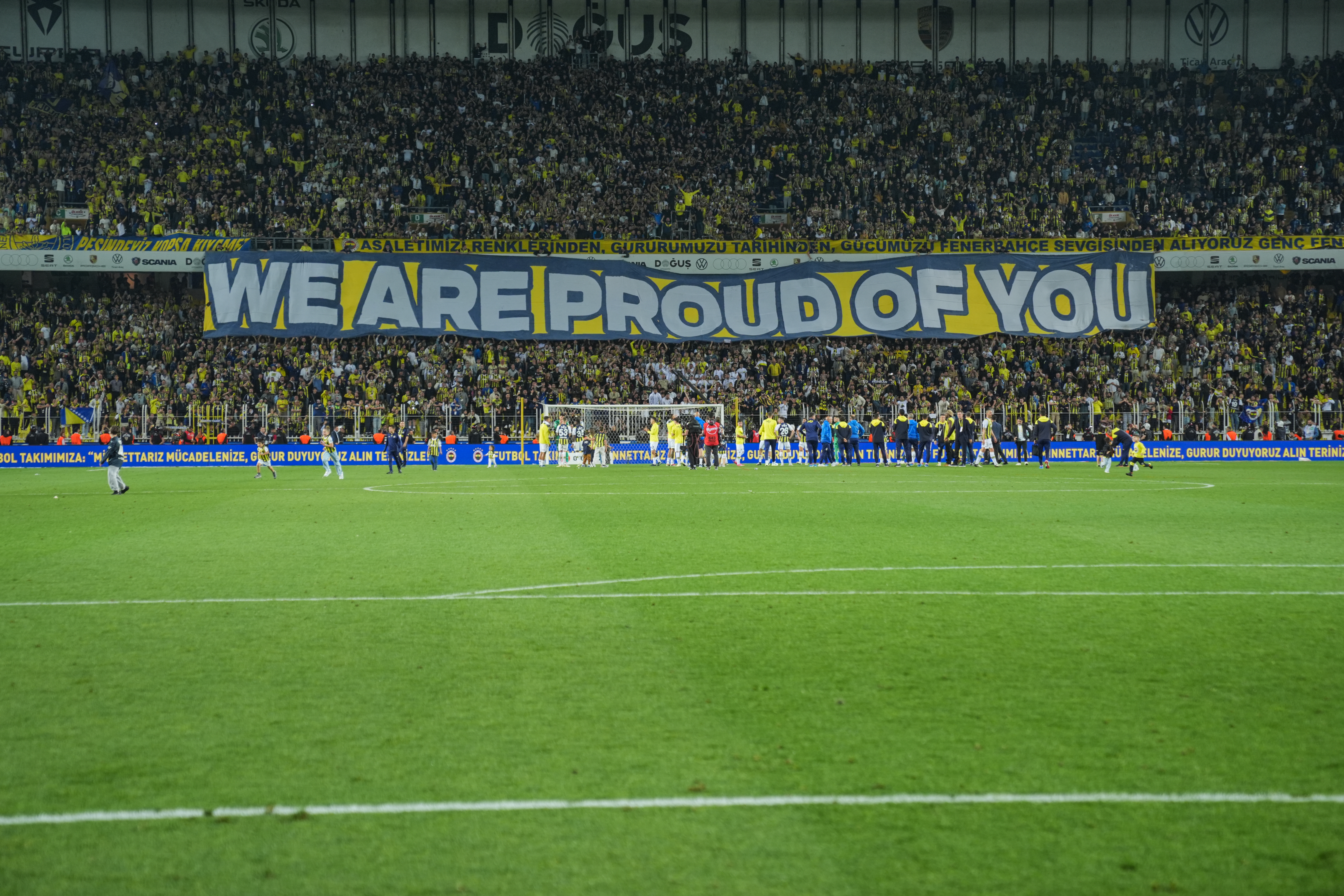 Fenerbahce are claimed to be supported by 32 per cent of Turkey's entire population