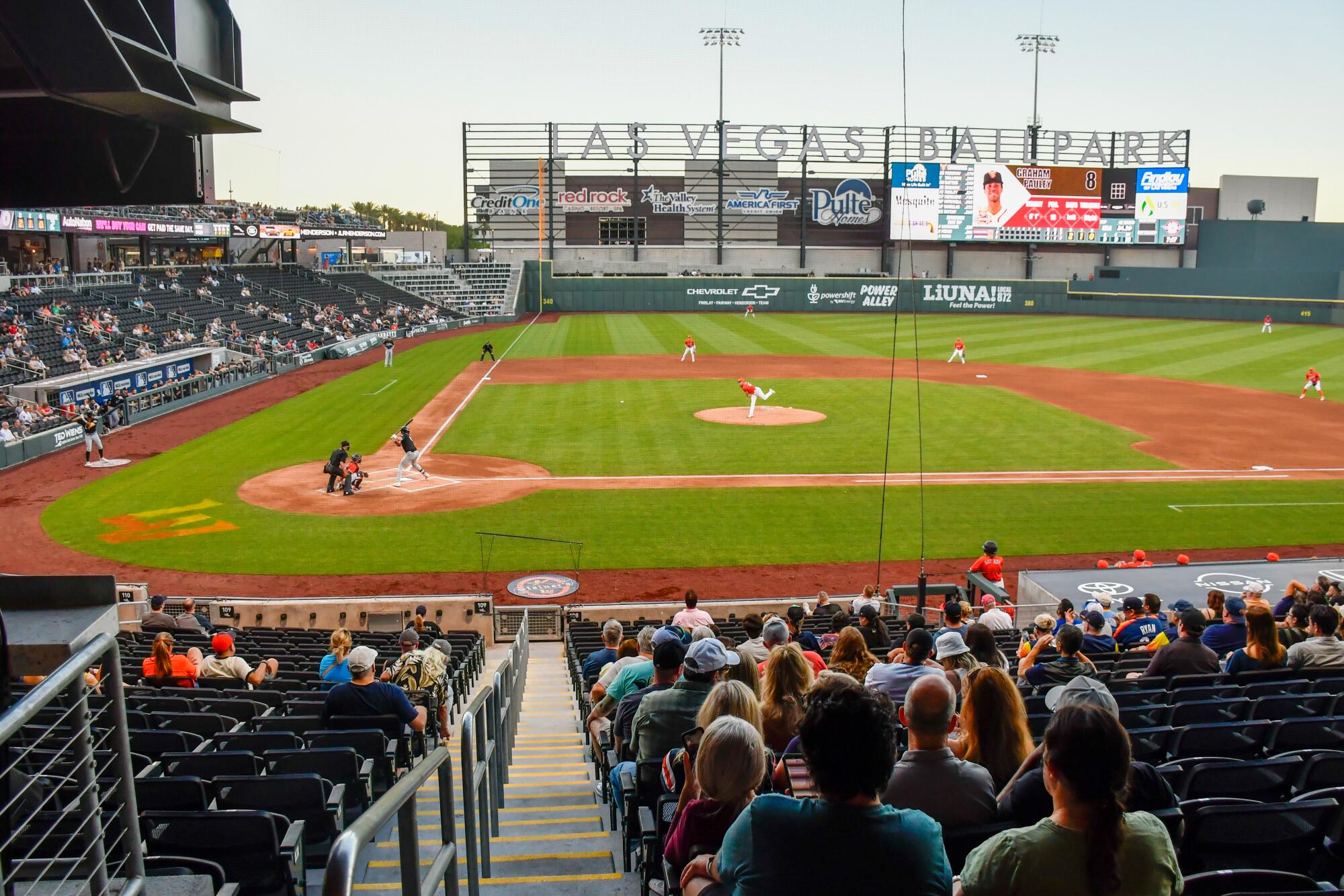 Las Vegas Ballpark, home to the minor-league Las Vegas Aviators.