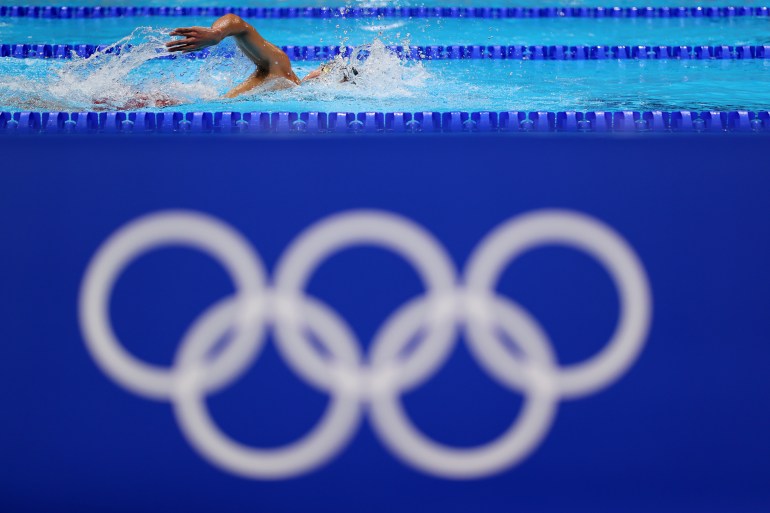 Tokyo 2020 Olympics - Swimming - Men's 1500m Freestyle - Heats - Tokyo Aquatics Centre - Tokyo, Japan