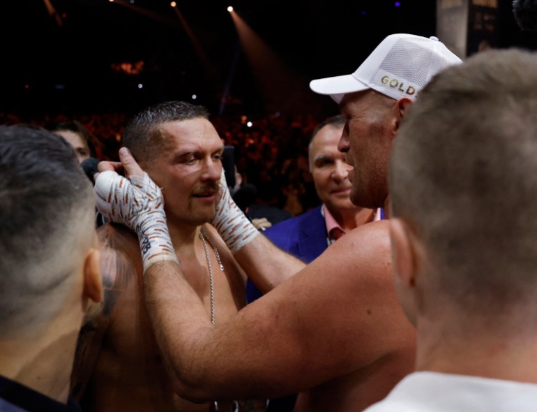 Tyson Fury vs Oleksandr Usyk [Andrew Couldridge/Action Images via Reuters]