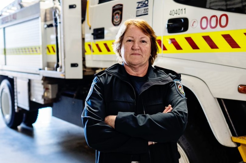 Captain of Eucla Volunteer Fire and Emergency Services Simone Conklin