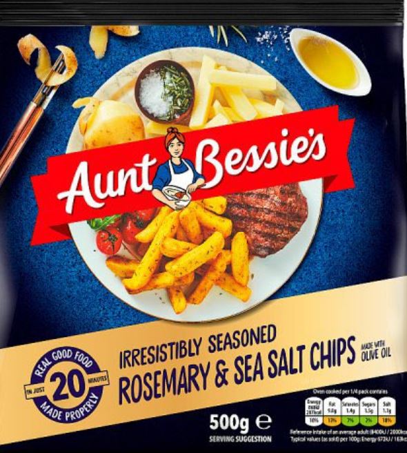 Aunt Bessie’s have discontinued their rosemary and sea salt chips