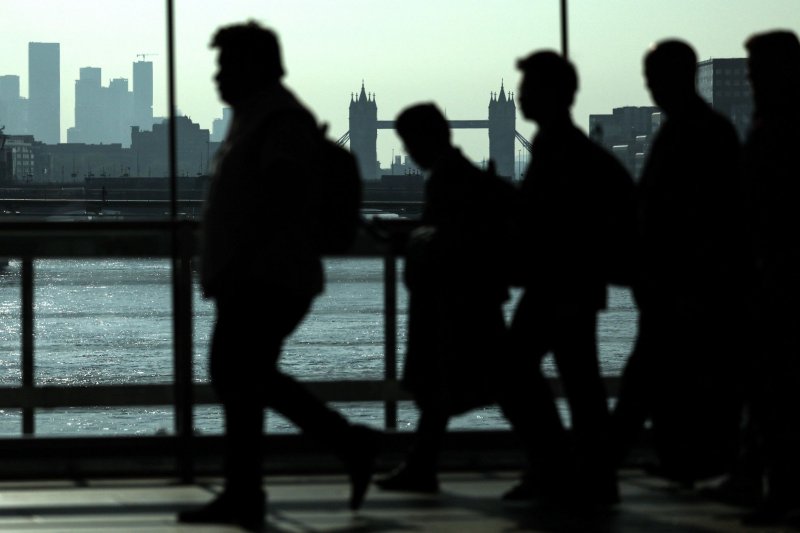 A booming services sector helped Britain's economy exit a mild recession to rebound strongly in the first quarter of the year, growing at its fastest pace since the end of 2021, official figures published Friday show. Photo by Andy Rain/EPA-EFE