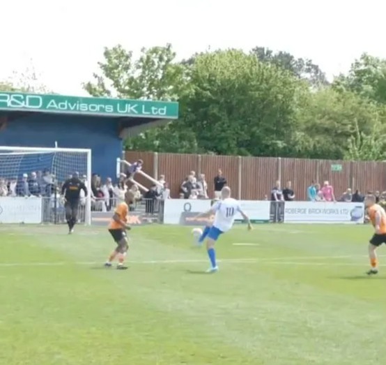 Joe Cole rolled back the years to score an outrageous goal in a Sunday league charity match