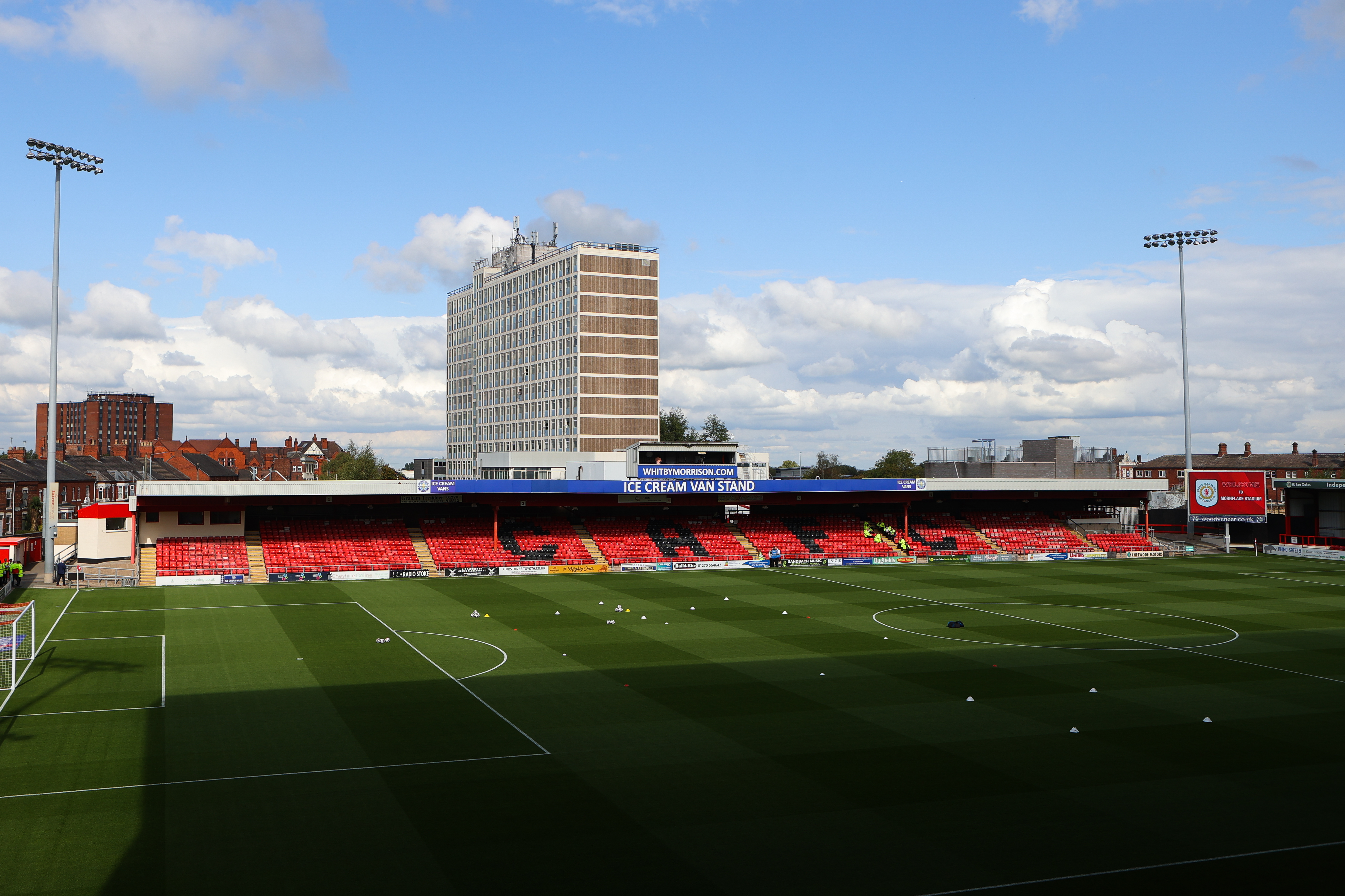 Crewe Alexandra announced there will be a change to the food menu