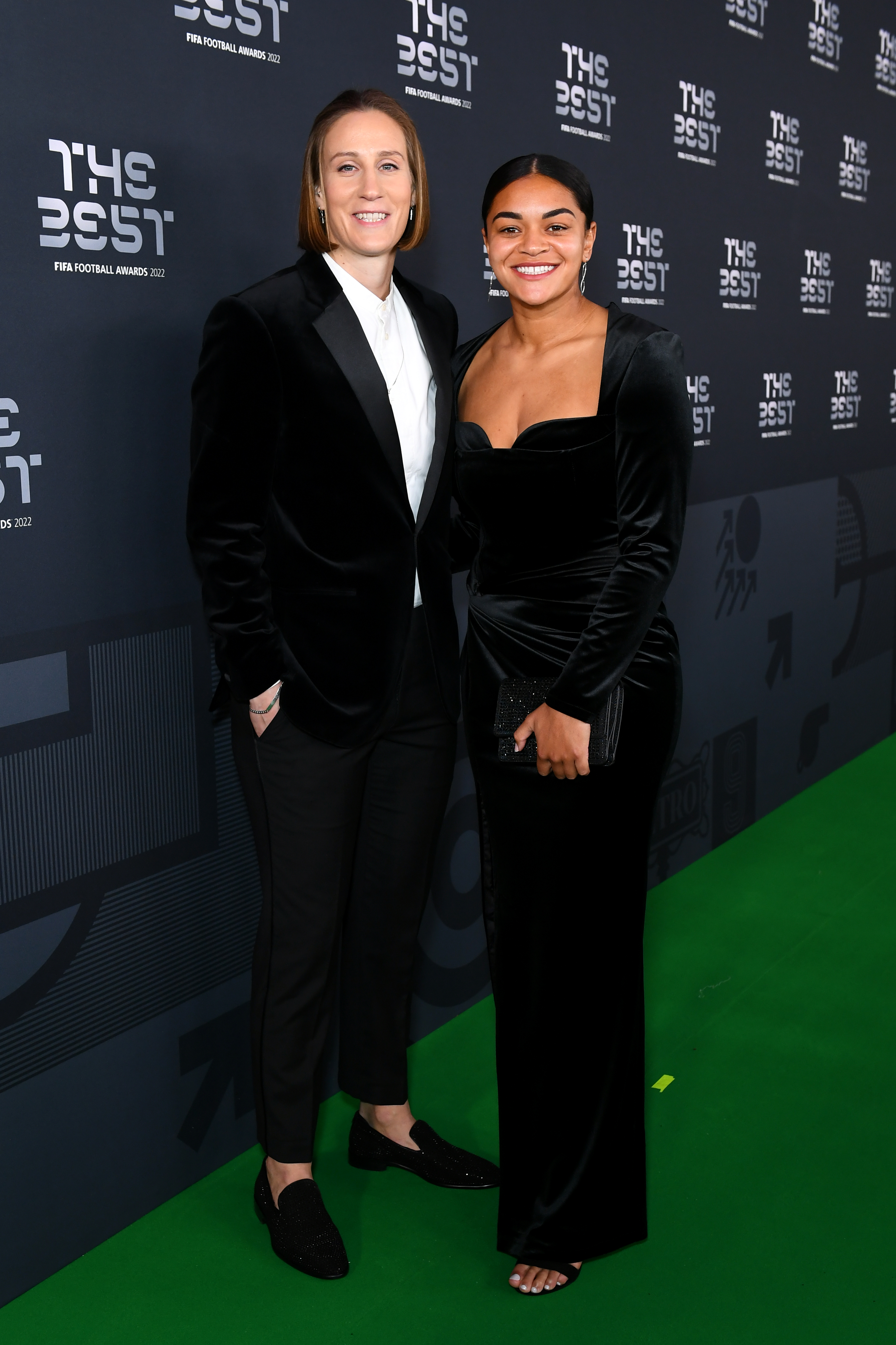 Ann-Katrin Berger and Jess Carter, pictured at the The Best Fifa awards last year, are set to marry