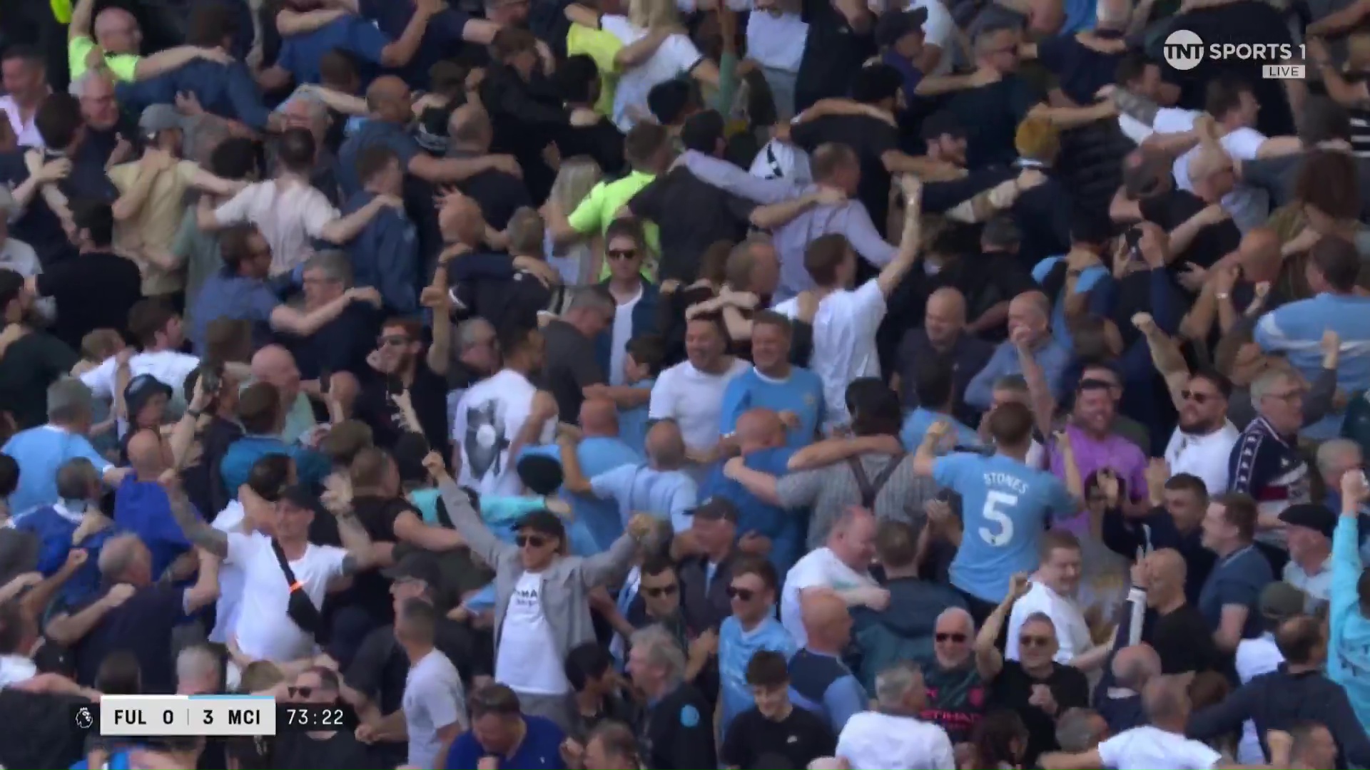 Noel Gallagher snubbed the Poznan after Manchester City scored against Fulham