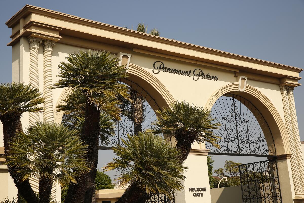 LOS ANGELES, CA - OCTOBER 19: The Melrose Gate of Paramount Pictures Studio. (Al Seib / Los Angeles Times