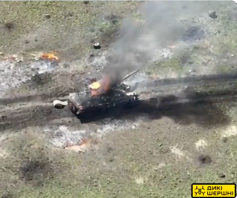 The moment a homemade Wild Hornets' drone decimates a tank