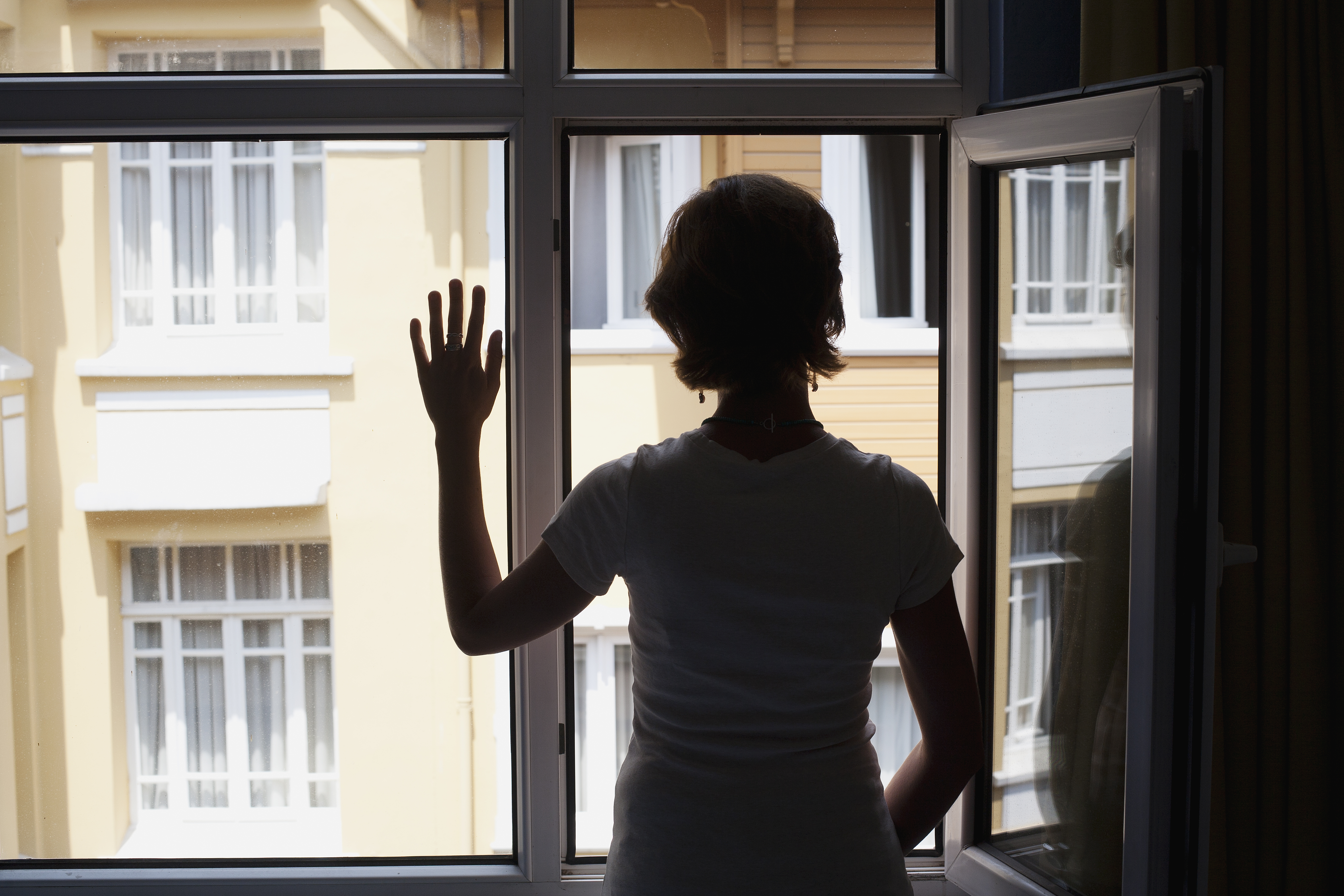 Woman at a window