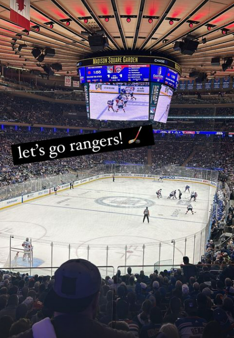 They celebrated with a hockey game at Madison Square Garden