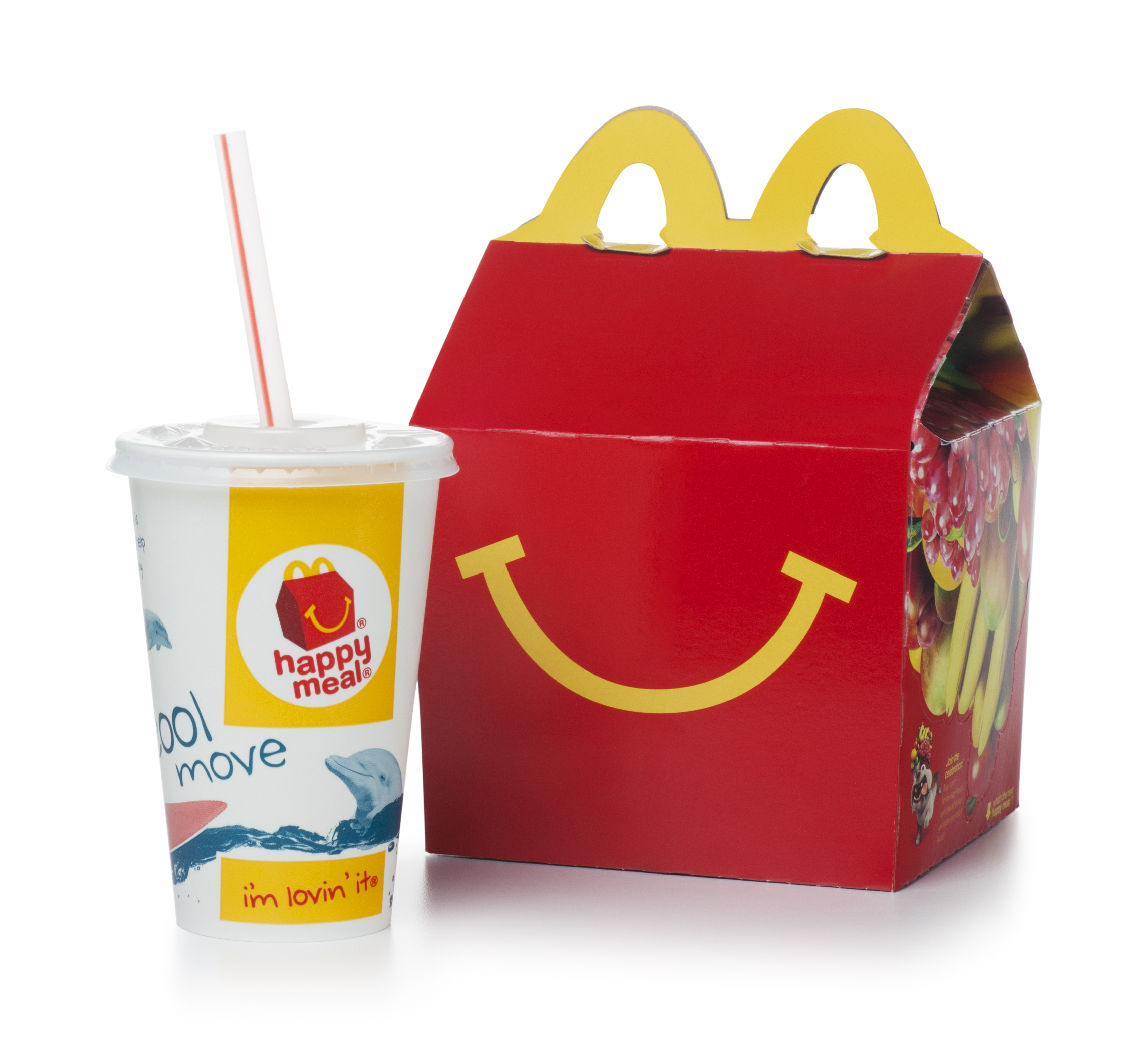 The smile from the Happy Meal boxes has been removed