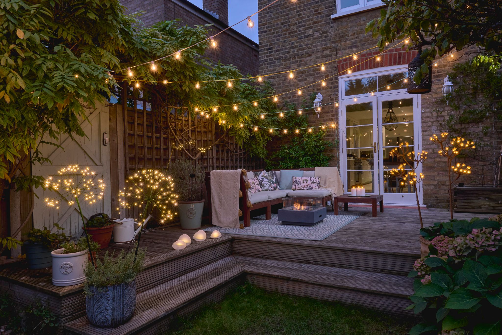 The experts at Sparkle Lighting shared their advice for upgrading backyards